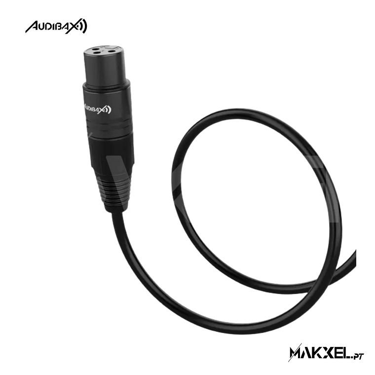 Audibax Silver Black XLR Macho - XLR Fêmea 15 M 2