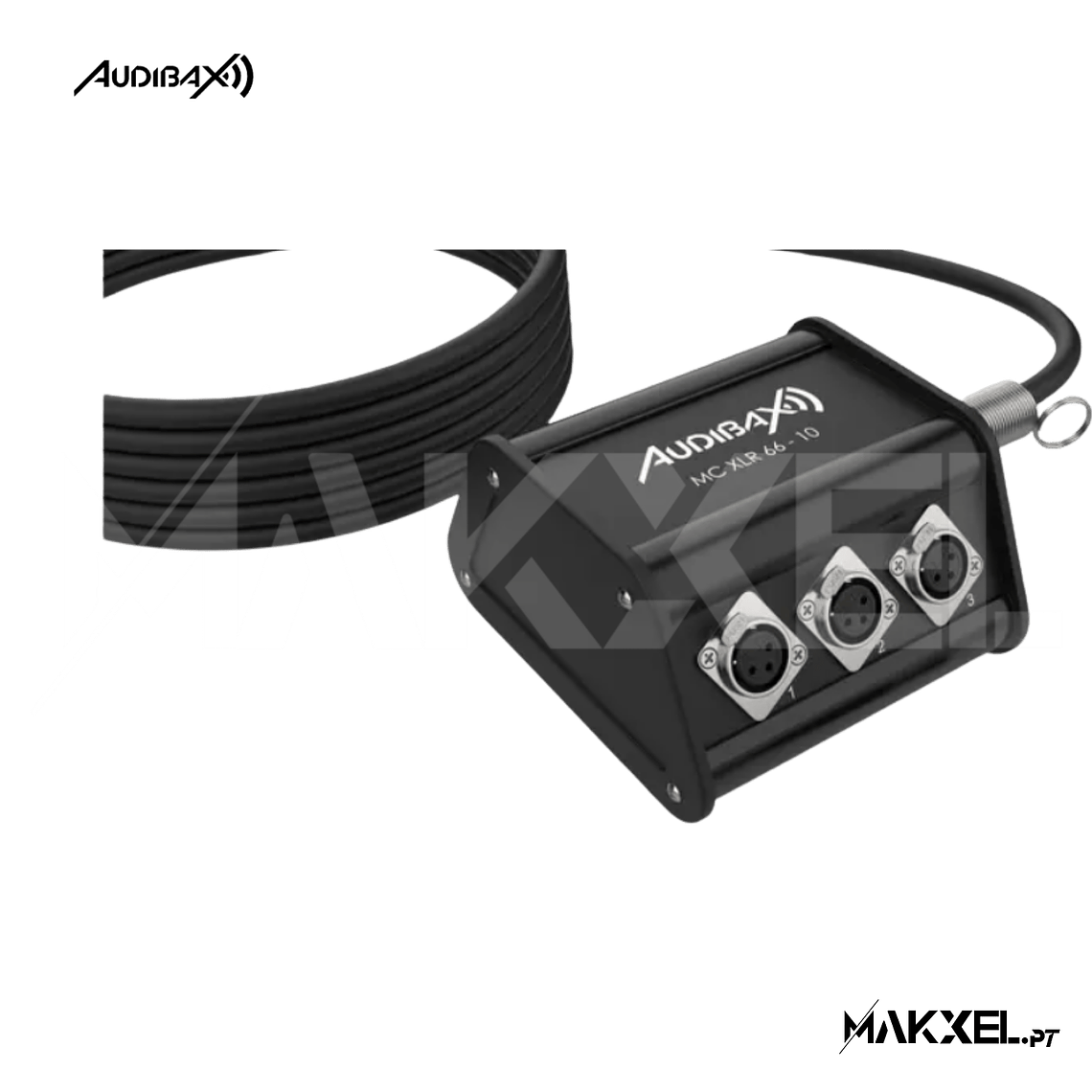 Audibax MC XLR 66 10 M stage Box 6 entradas XLR 4