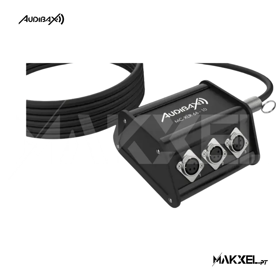 Audibax MC XLR 66 10 M stage Box 6 entradas XLR 4