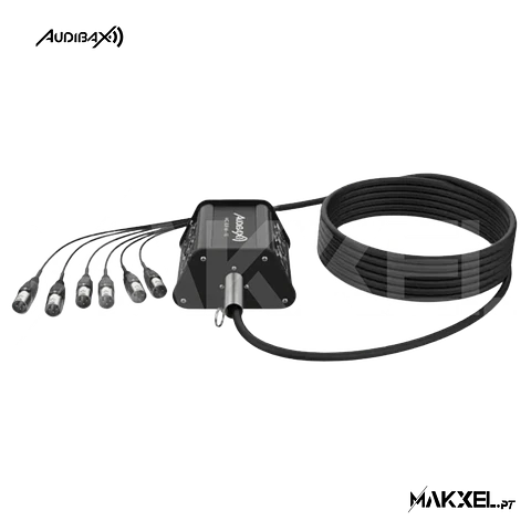 Audibax MC XLR 66 10 M stage Box 6 entradas XLR
