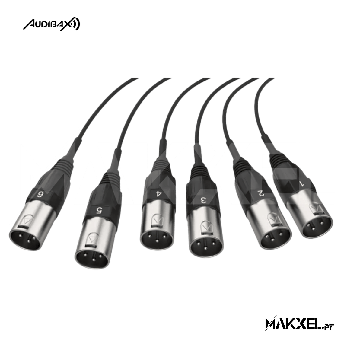 Audibax MC XLR 66 10 M stage Box 6 entradas XLR 3