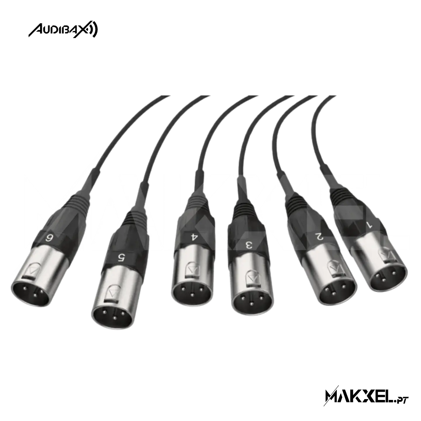 Audibax MC XLR 66 10 M stage Box 6 entradas XLR 3