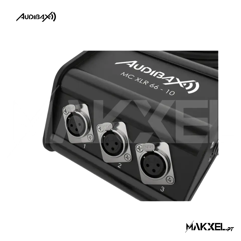 Audibax MC XLR 66 10 M stage Box 6 entradas XLR 5