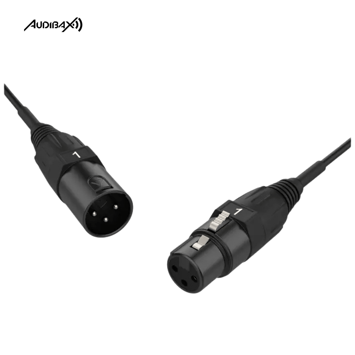 Cabo Audibax MC - XLR8 – 3M Multicore 8 XLR Macho 8 XLR Fêmea 5