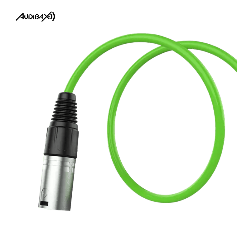 Audibax Silver XLR 15 Metros Verde 2