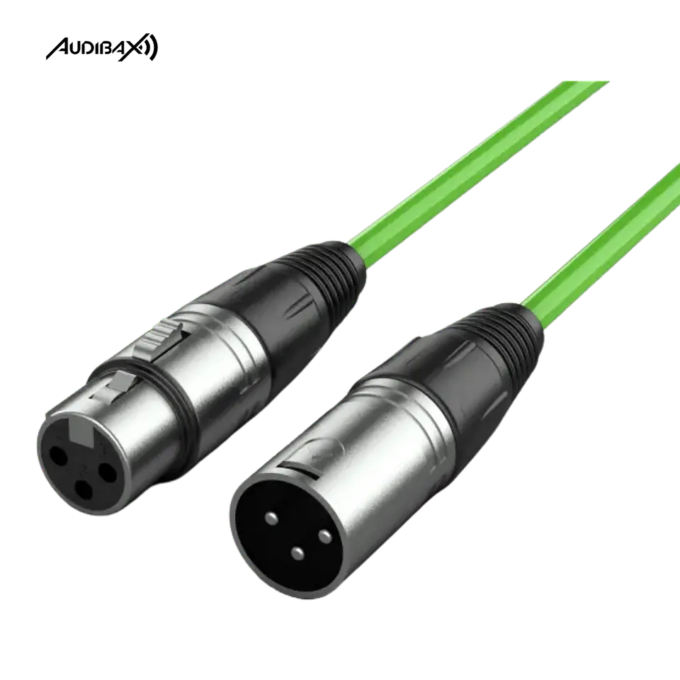 Audibax Silver XLR 15 Metros Verde 1