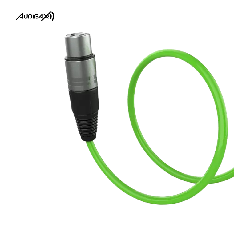 Audibax Silver XLR 15 Metros Verde 3