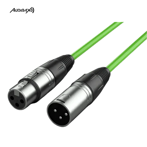 Audibax Silver Cabo XLR 10 Metros Verde