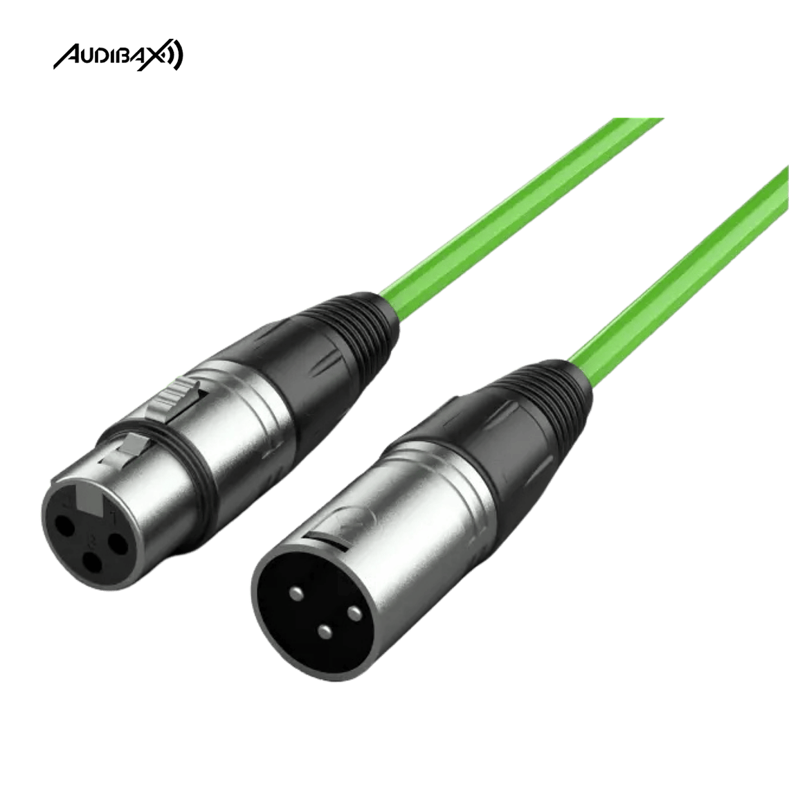 Audibax Silver Cabo XLR 10 Metros Verde 1