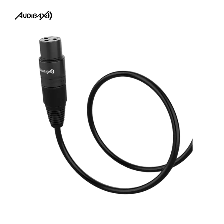 Audibax Silver Black Cabo XLR 30 Metros  2