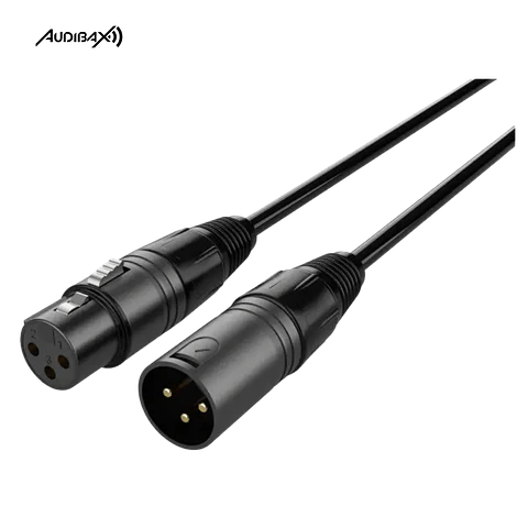 Audibax Silver Black Cabo XLR 30 Metros 