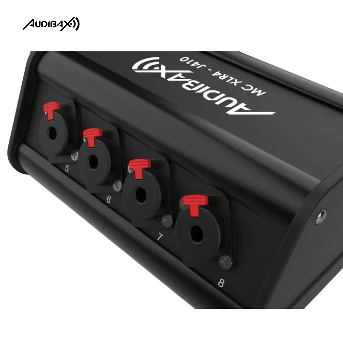 Audibax MC XLR4 J4 10 metros Stage Box 4 entrada XLR + 4 conectores 5