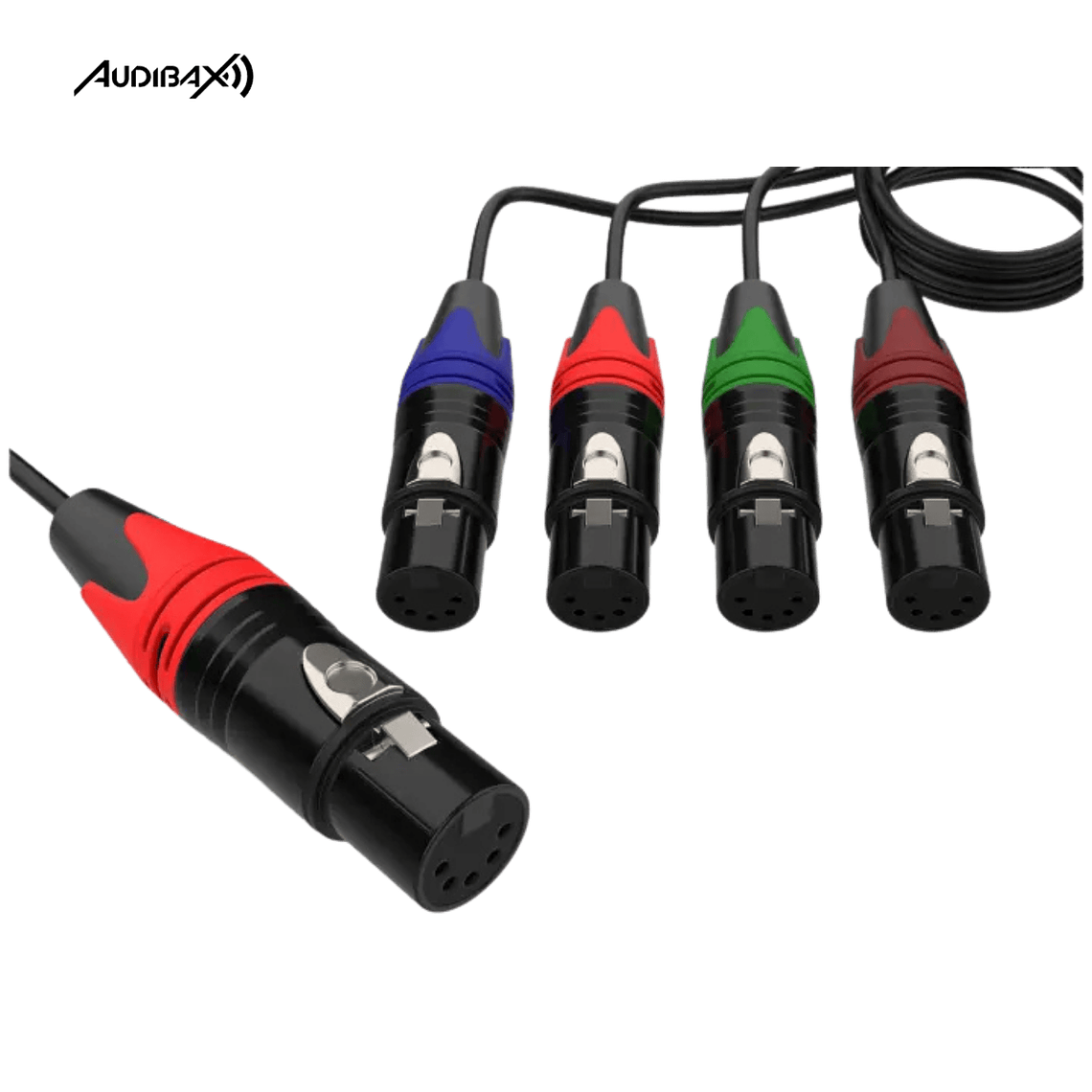 Audibax RJ-4 XLR Cabo Fêmea de 5 pinos 4