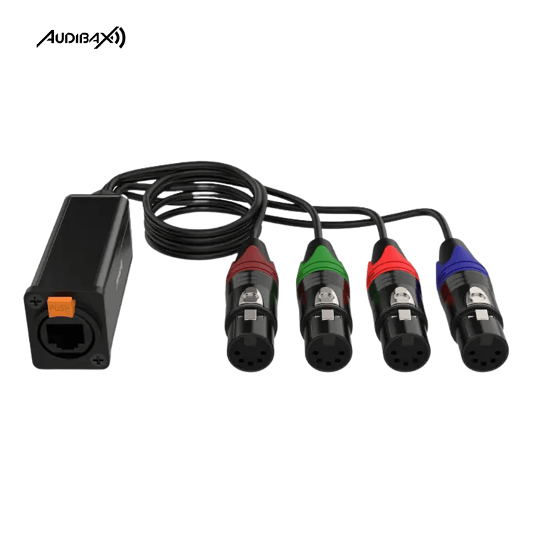 Audibax RJ-4 XLR Cabo Fêmea de 5 pinos 2