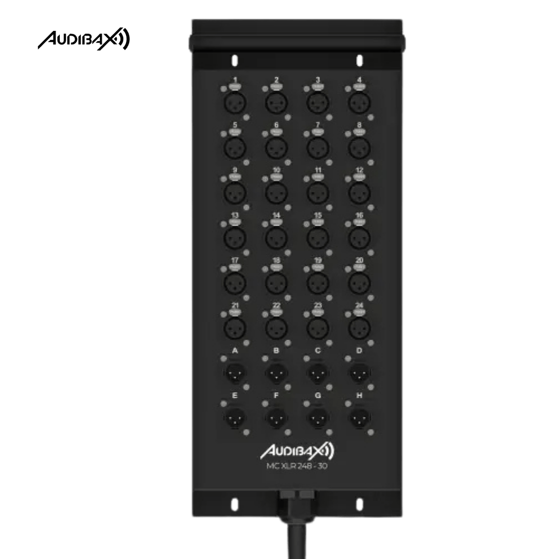 Audibax MC XLR 248 30 Palco 30M Cabo Multipar 6