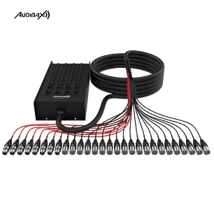 Audibax MC XLR 248 30 Palco 30M Cabo Multipar