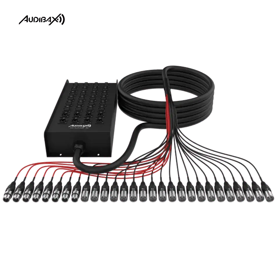 Audibax MC XLR 248 30 Palco 30M Cabo Multipar 2