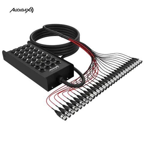 Audibax MC XLR 248 30 Palco 30M Cabo Multipar