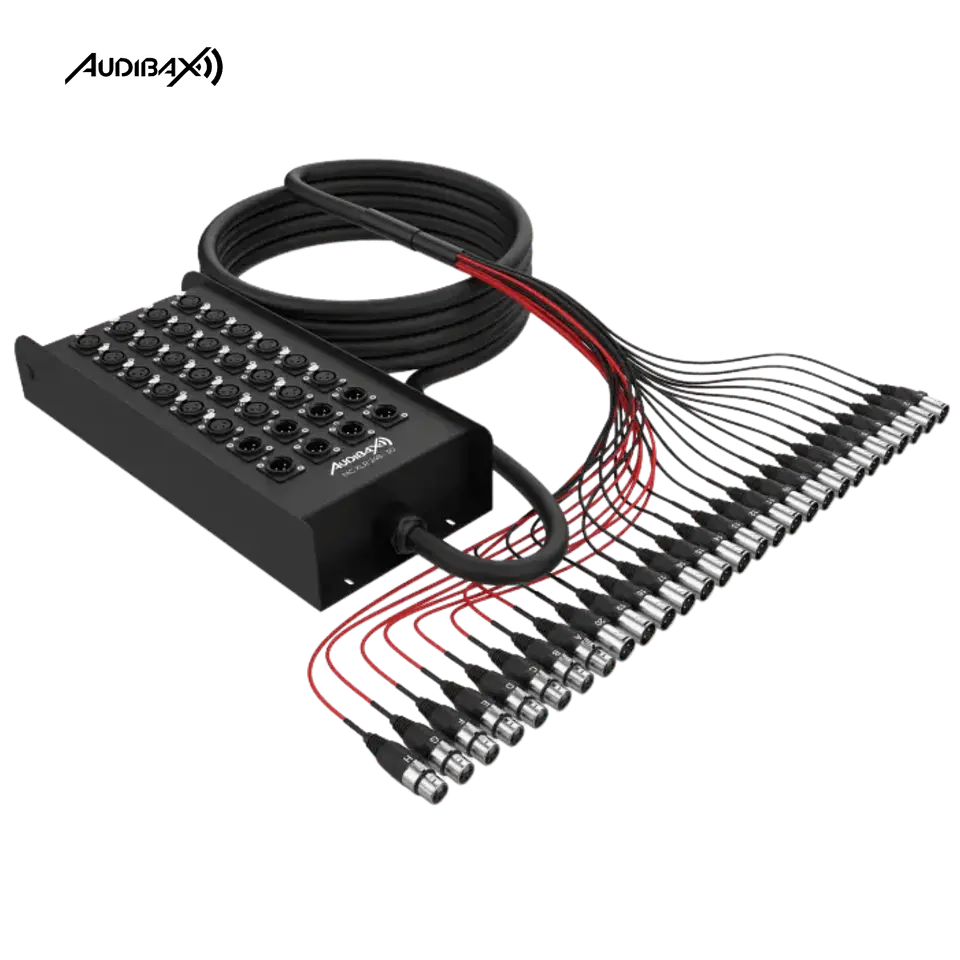 Audibax MC XLR 248 30 Palco 30M Cabo Multipar 1