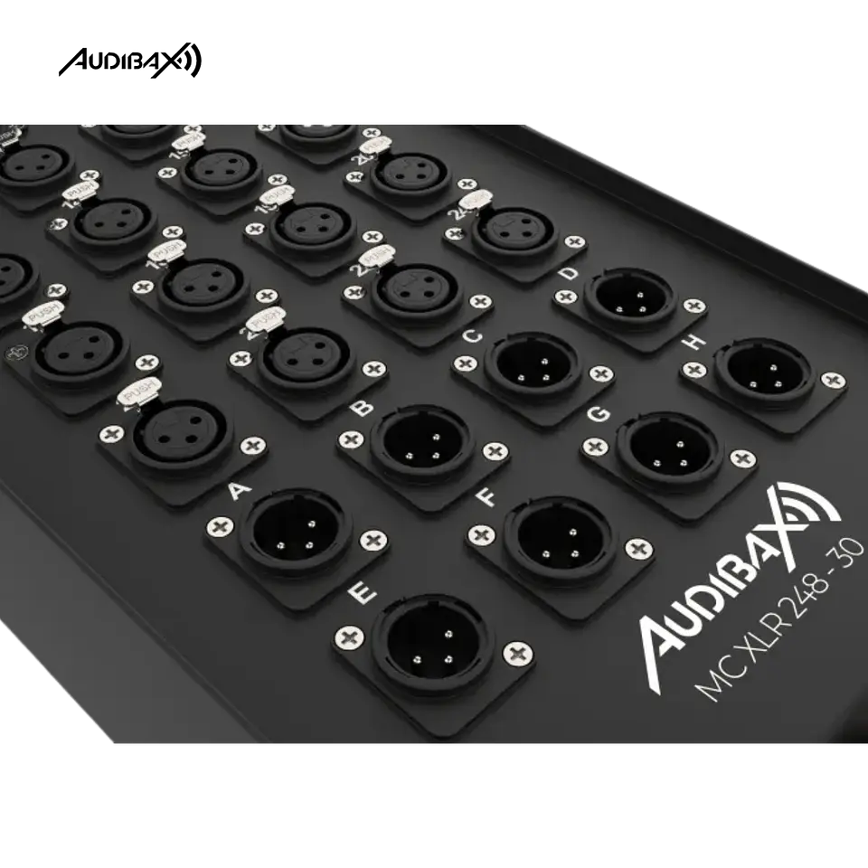 Audibax MC XLR 248 30 Palco 30M Cabo Multipar 4