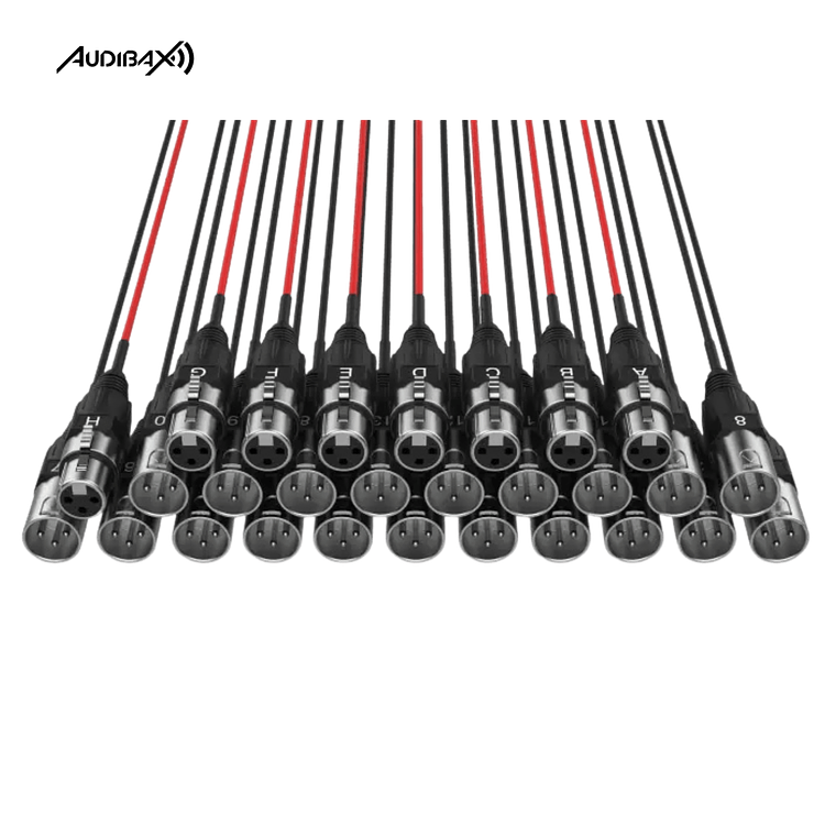 Audibax MC XLR 248 30 Palco 30M Cabo Multipar 5