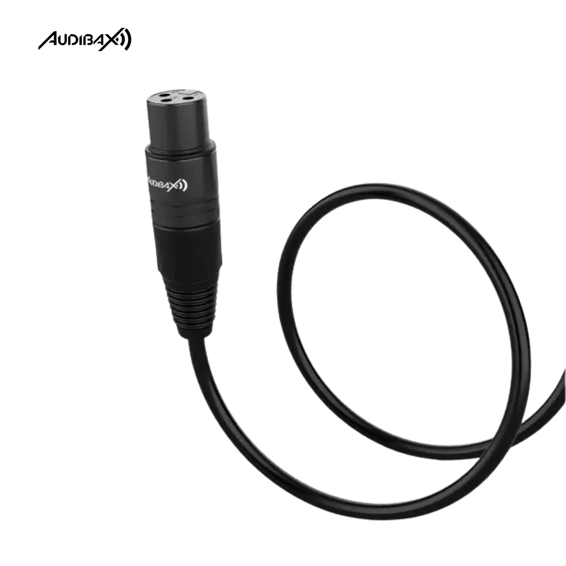 Audibax Silver XLR Macho - XLR Fêmea 10 Metros Preto 2