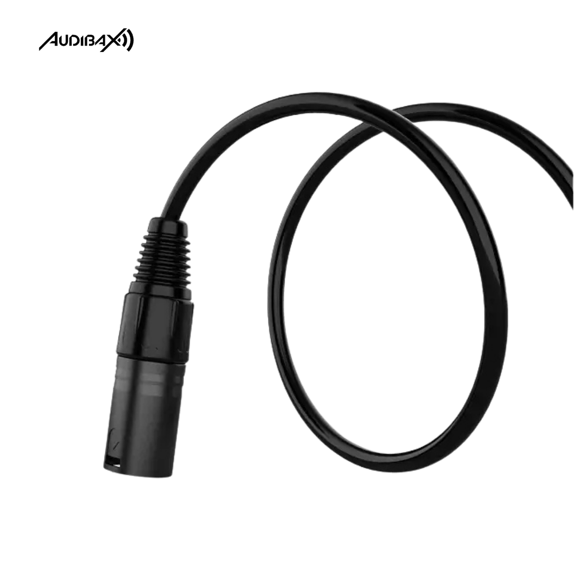 Audibax Silver XLR Macho - XLR Fêmea 10 Metros Preto 3