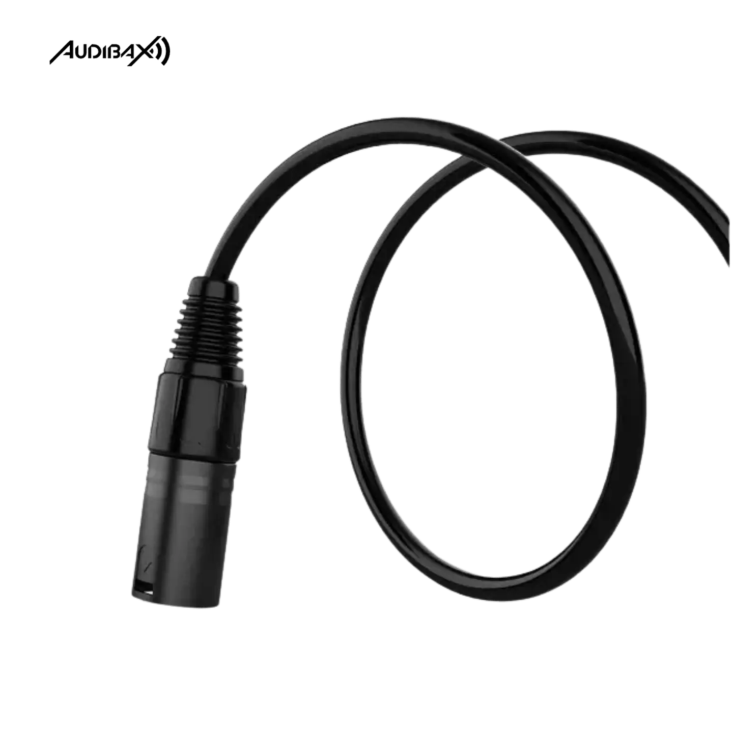 Audibax Silver XLR Macho - XLR Fêmea 10 Metros Preto 3