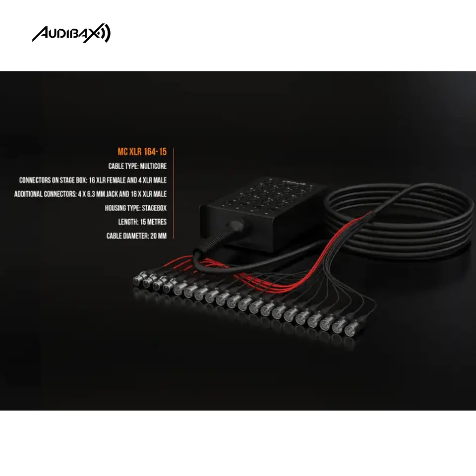 Audibax MC XLR 164 15 Palco 15M Multipar 7
