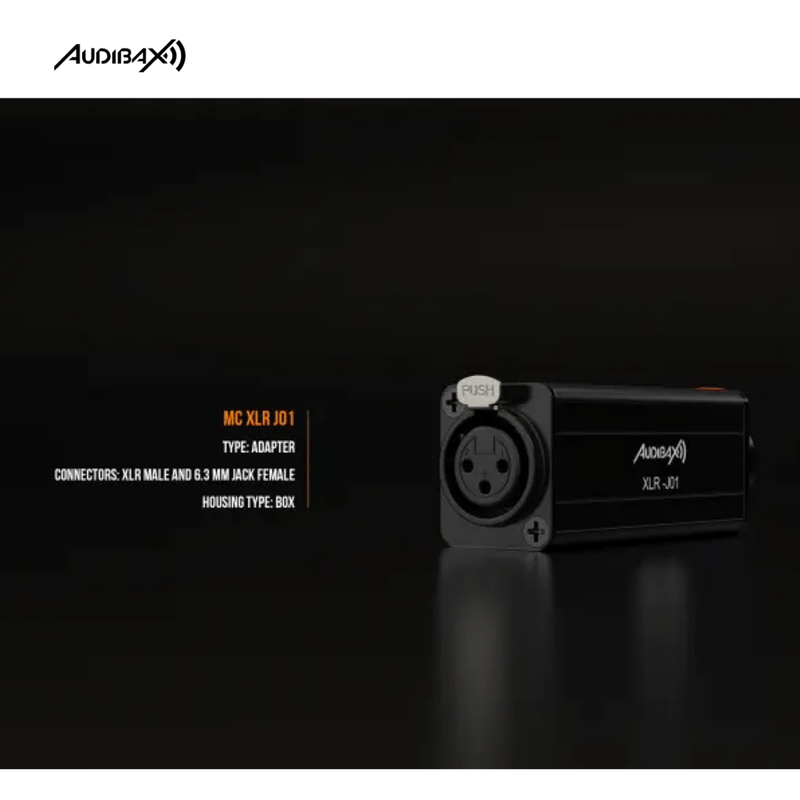 Adaptador Audibax XLR J01 XLR para Jack 6