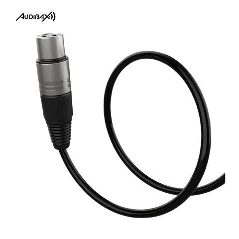 Audibax Silver Cabo XLR 6m Preto