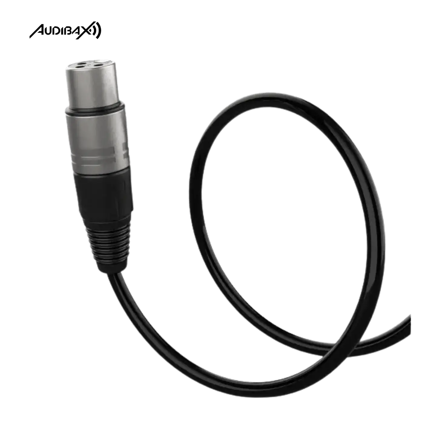 Audibax Silver Cabo XLR 6m Preto 2