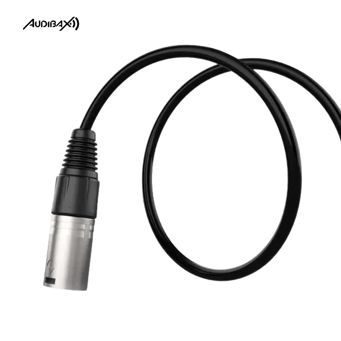 Audibax Silver Cabo XLR 6m Preto 3