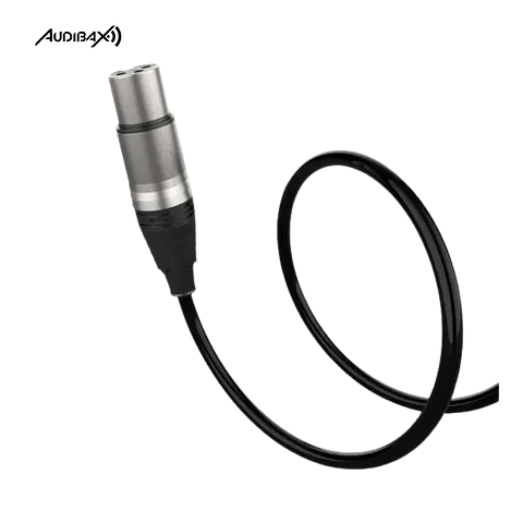 Audibax Evolution Cabo XLR Preto 1 Metro