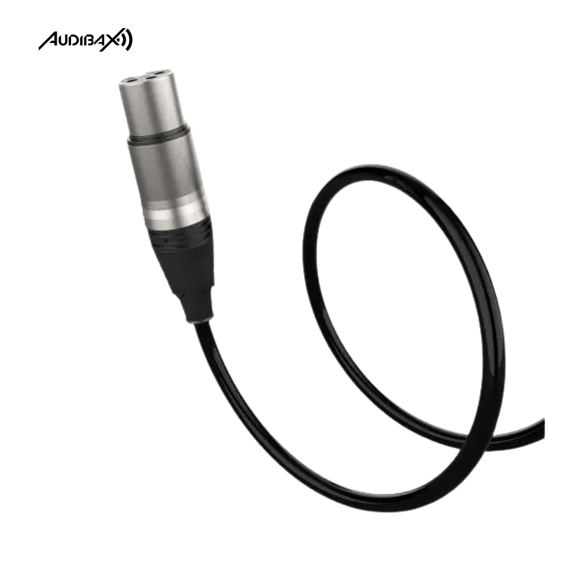 Audibax Evolution Cabo XLR Preto 1 Metro 2