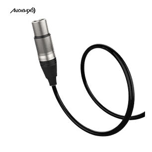 Audibax Evolution Cabo XLR Preto 1 Metro