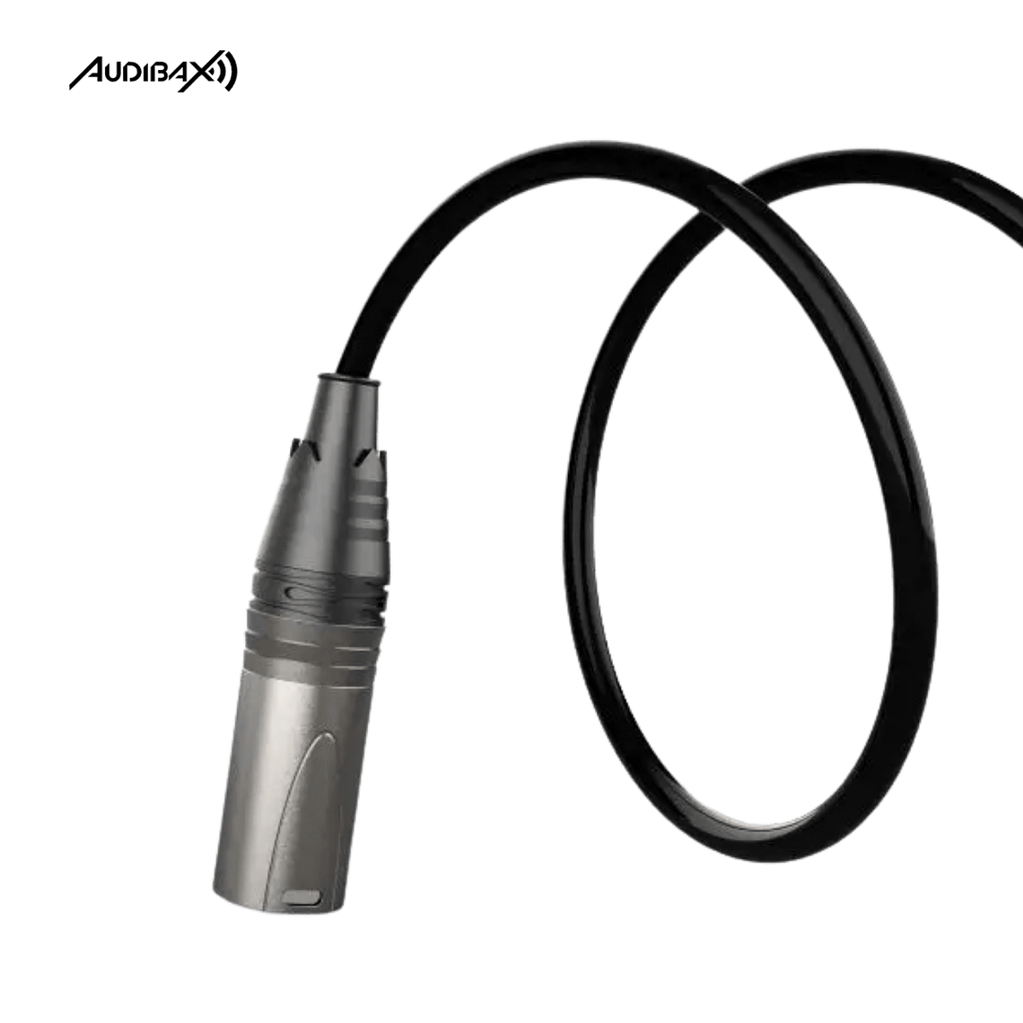 Audibax Evolution Cabo XLR Preto 1 Metro 3