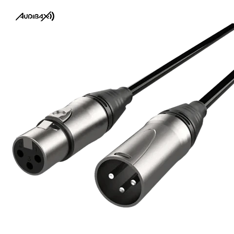 Audibax Evolution Cabo XLR Preto 1 Metro