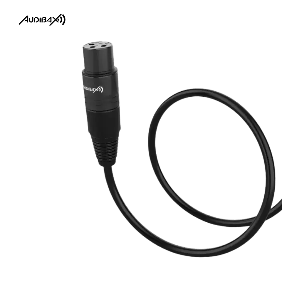 Audibax Silver Black XLR Macho - XLR Fêmea 3 Metros 2