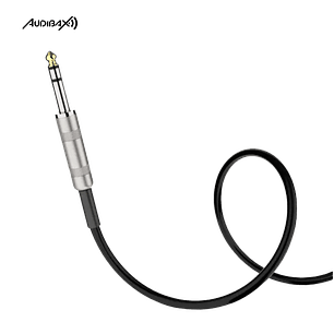 Audibax Silver XLR Cabo macho para jack balanceado 1,5 metros preto