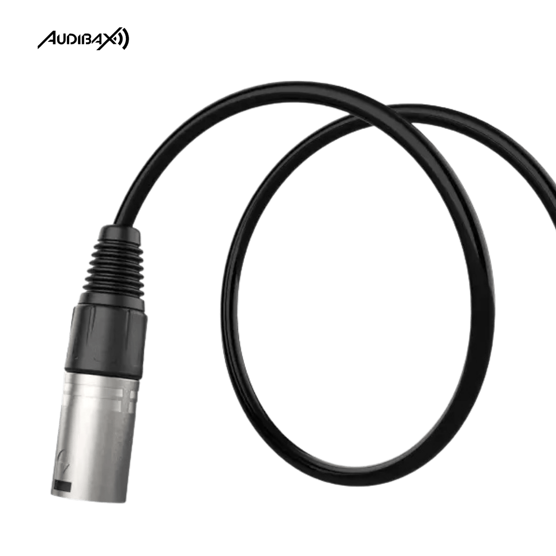 Audibax Silver XLR Cabo macho para jack balanceado 6 metros preto 3