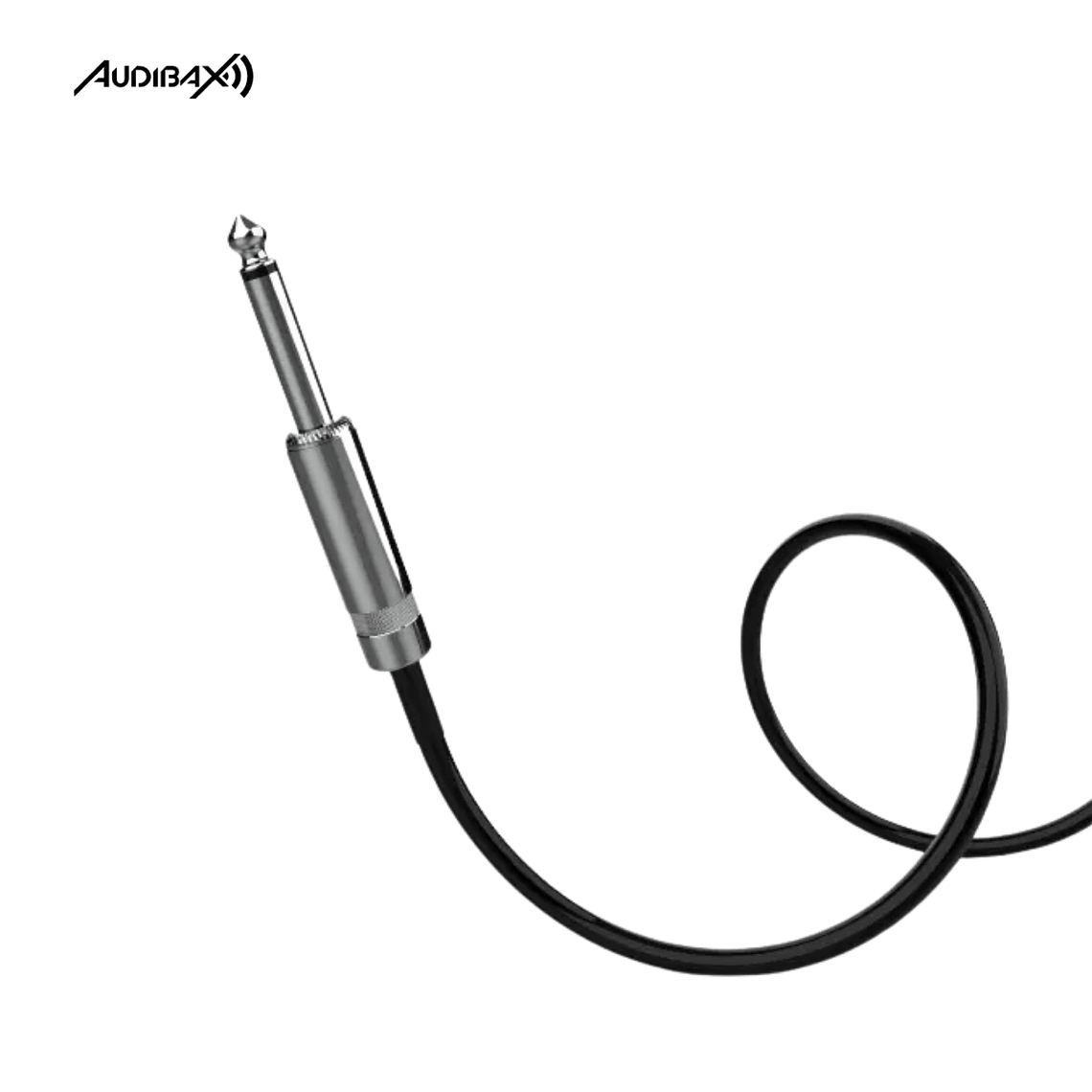 Audibax Silver Cabo XLR Macho para Jack Mono Preto de 1,5 Metros 2