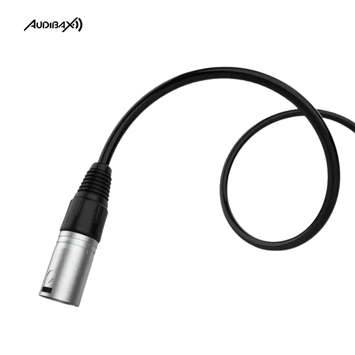 Audibax Silver Cabo XLR Macho para Minijack stereo 1,5 Metros Preto 3