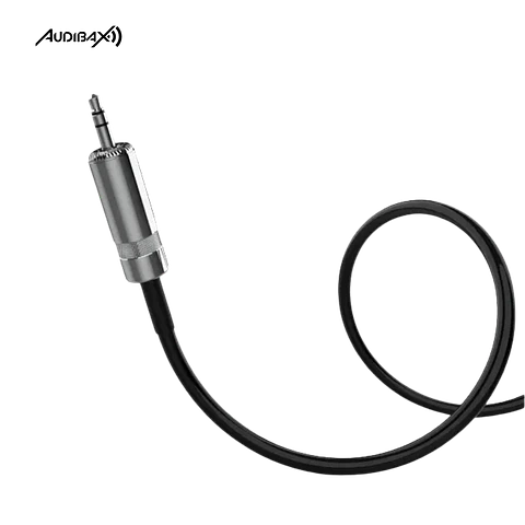 Audibax Silver Cabo XLR Macho para Minijack stereo 3 Metros Preto