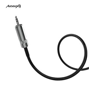 Audibax Silver Cabo XLR Macho para Minijack stereo 3 Metros Preto
