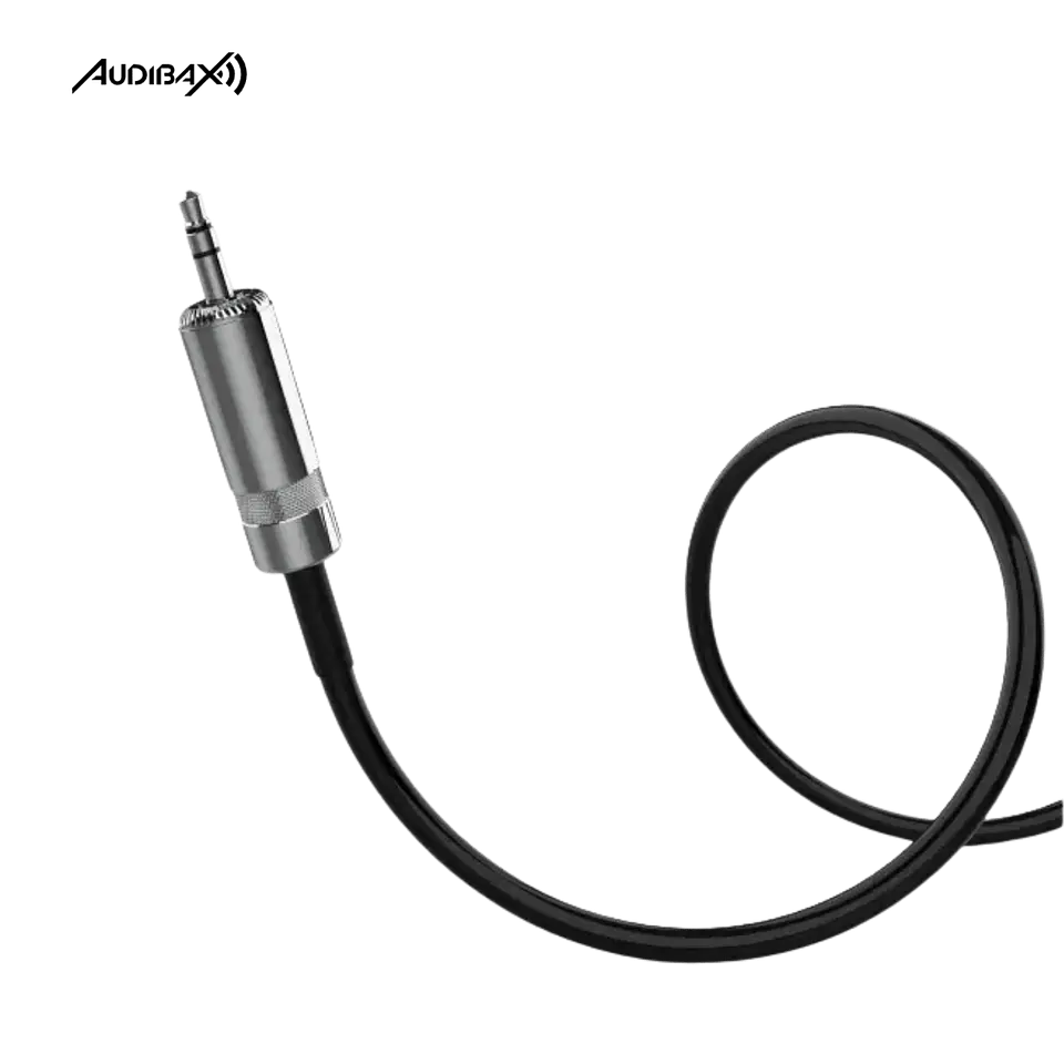 Audibax Silver Cabo XLR Macho para Minijack stereo 3 Metros Preto 2