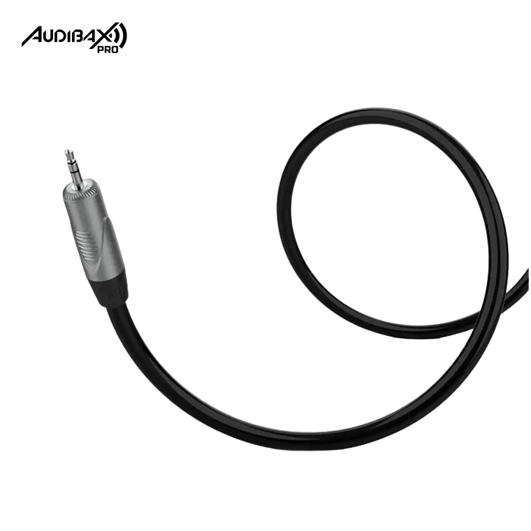 Audibax Pro Cabo 2 XLR macho para Minijack stereo 3 metros preto 2