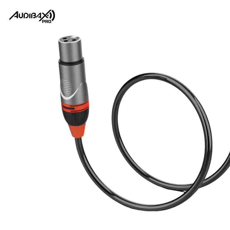 Audibax Pro Cabo XLR macho para XLR fêmea 15 metros preto 2