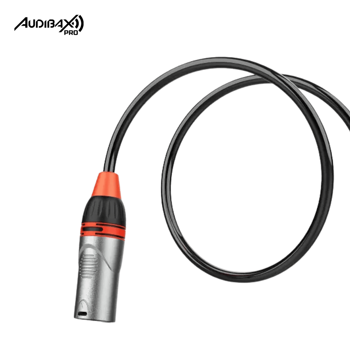 Audibax Pro Cabo XLR macho para XLR fêmea 15 metros preto 3