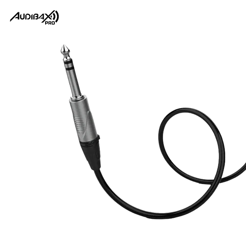 Audibax Pro Cabo XLR macho para Jack balanceado 1,5 metros preto